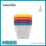 Babymoov Babybols Food Storage (4 x 120mL)