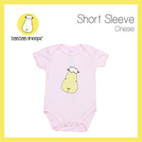 Short Sleeve Onesie Pink Big Face