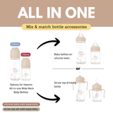 Haenim All-in-One PPSU Bottle 250ml | Baby Bottle | Sippy Cup