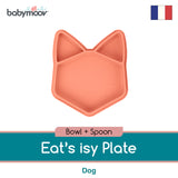 Babymoov Eats' ISY Silicone Suction Animal Plate - Fox