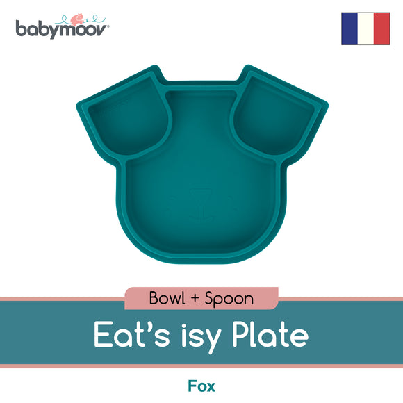 Babymoov Eats' ISY Silicone Suction Animal Plate - Dog