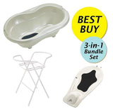 Rotho Babydesign Top Bundle B, Bath Tub + Bath Seat + Bath Stand (5 Colors)