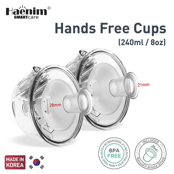 Haenim Hands-Free Collection Cup (One Pair)
