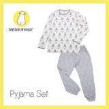 Pyjamas Set White Small Sheepz + Grey Big Sheepz