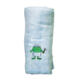 CrokCrokFrok Bamboo Towel for Baby & Kids - Blue - Small