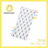 Bed-Time Buddy™ Case Small Sheepz White with Color & Stripe tag - Small