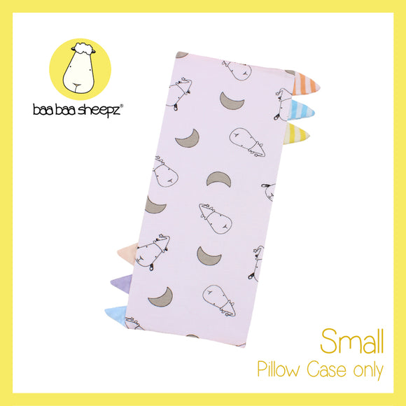 Bed-Time Buddy™ Case Small Moon & Sheepz Pink with Color & Stripe tag - Small